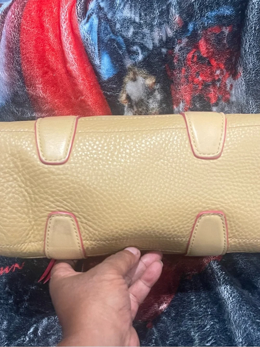Coach pebbled leather